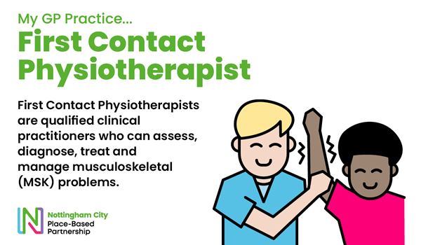 First Contact Physiotherapist are qualified clinical practitioners who can assess, diagnose, treat and manage MSK problems