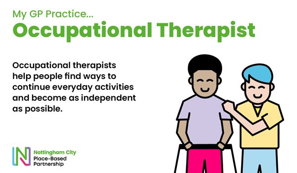 Occupational Therapists help people find ways to continue everyday activities and become as independent as possible